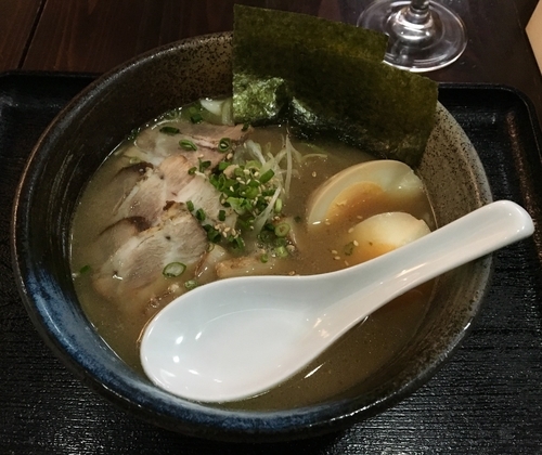「チャーシューメン+煮卵」@らぁめんDining&Bar 烈の写真