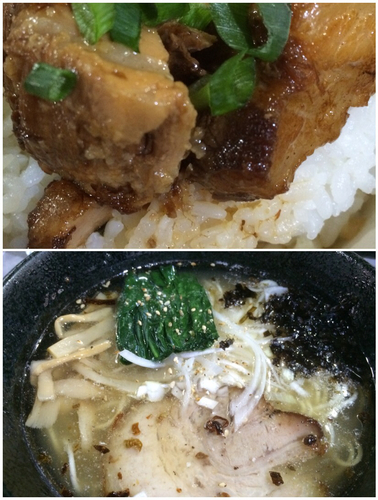 「塩ラーメン+ミニ角煮丼」@製麺raboの写真