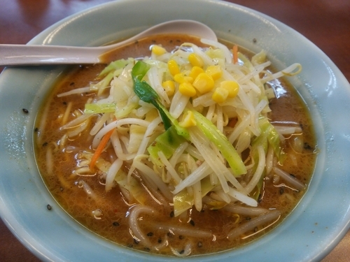 「復活 元祖味噌ラーメン＋３個肉餃子」@札幌ラーメン 満北亭 瑞穂店の写真