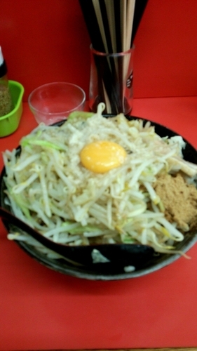 「まぜそば大盛」@ぬ〜どる専門店 バカみたいに愛してたの写真