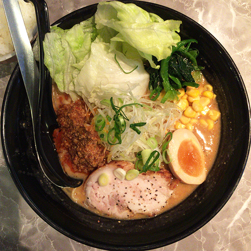 「超濃厚みそ＋ライス（ランチサービス）」@麺処 かっすい55の写真