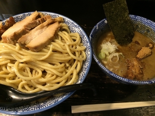 「つけめん【特盛】＋肉増し」@狼煙 〜NOROSHI〜の写真