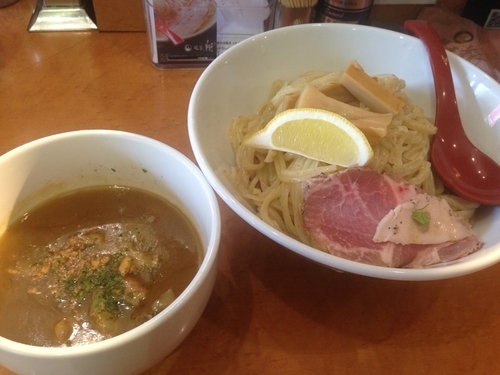 「鶏白湯つけ麺（大盛）」@麺屋 翔 西新宿本店の写真