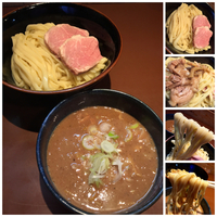 【夜の部限定】濃厚豚骨魚介つけめん￥830➕️ローポー￥100