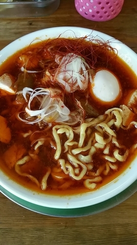 「牛仕立ての勝浦担々麺(限定)」@鶏そばムタヒロの写真