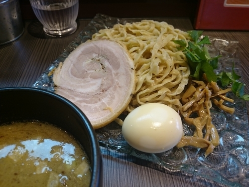 「【限定】ニボパイタンつけ麺870円＋味玉(ﾗｰﾊﾟｽ)」@柳麺 呉田-goden-の写真