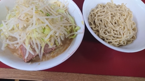 「つけ麺(ニンニク、野菜)」@ラーメン二郎 相模大野店の写真