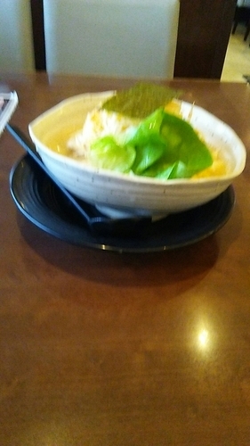 「ピリ辛白ネギラーメン 780円+税」@こだわりらーめんカフェ 壺水天 田上店の写真