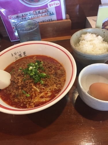 「赤そば　780円」@支那そば 二階堂の写真