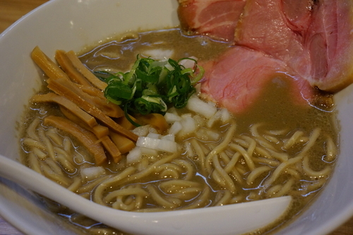 「煮干しらーめん＋替え玉和えそば」@らーめん 改の写真