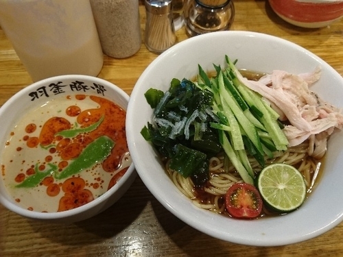 「『限定』冷やし棒棒鶏」@麺屋 庄太 六浦本店の写真