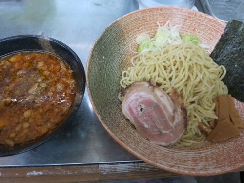 「牛テール出汁つけそば　　900円」@覆麺 智の写真