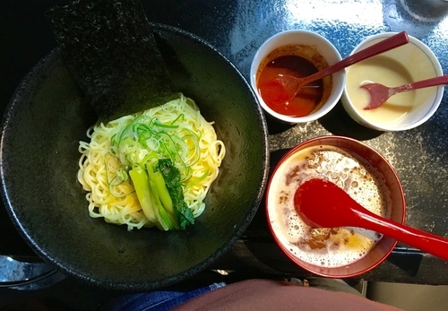 「塩蟹白湯つけ麺」@麺s慶の写真