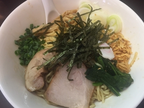 「（限定①）鶏油まぜそば¥800」@おおぜき中華そば店の写真