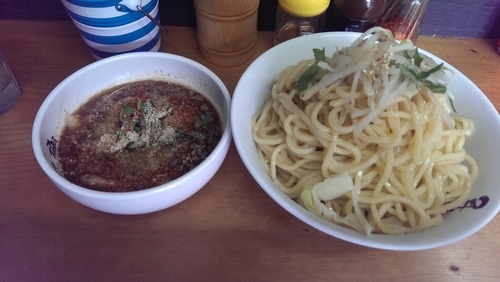 「しそごまつけ麺、特盛」@つけ麺 千兵衛の写真