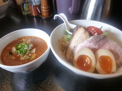 「とがしの海老とまとつけ麺」@麺屋とがしの写真