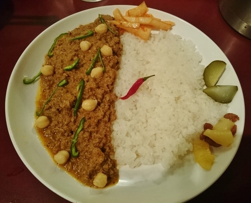 「キーマカレー 850円」@インドカレー カーマの写真