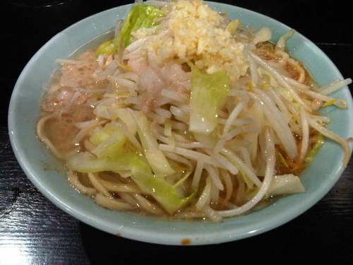 「太麺ポン酢 ニンニク (850円)」@麺屋のスたの写真