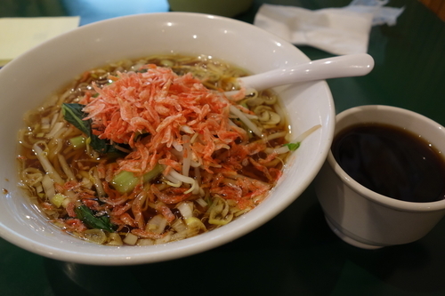 「桜エビラーメン500円」@百香亭 野田店の写真