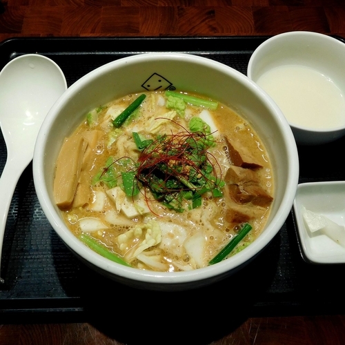 「濃厚味噌（800円）」@Miso Noodle Spot 角栄 KAKU-Aの写真