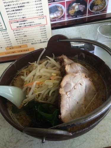 「ミソチャーシューメン 858円」@ラーメンあじ平 八潮店の写真