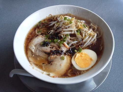 「焦がしネギ中華そば羅楽 720円」@らあめん花月嵐 新都心店の写真