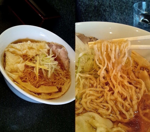 「数量限定『鰹そば+ワンタン(￥650+100)』」@中華そば 安成の写真