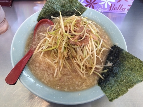 「ネギラーメン」@ラーメンショップ 椿 牛久店の写真