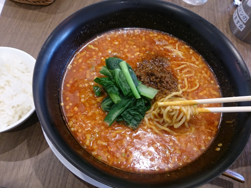 「元祖担々麺（ご飯付）」@四川飯店 池袋店の写真