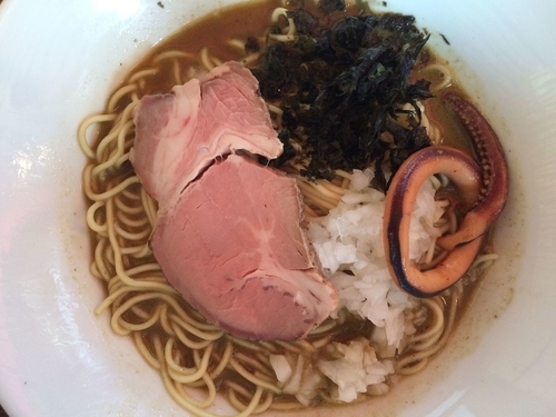 「【限定】イカした煮干しそば 880円」@麺屋SOの写真