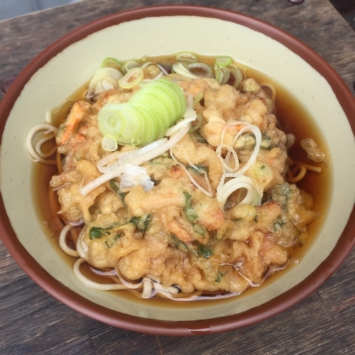 「天ぷら（￥350）」@きそば鈴一の写真