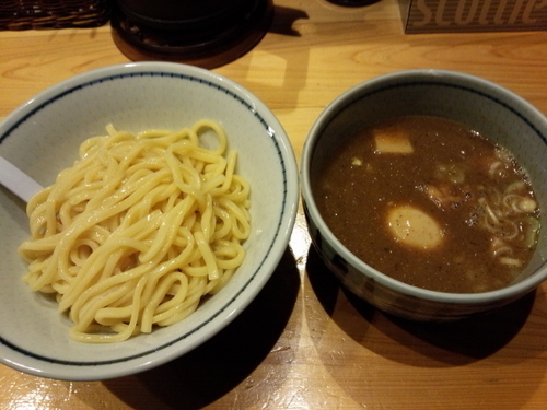 「本日の煮干しつけ麺・味玉」@蕾 煮干 分家の写真
