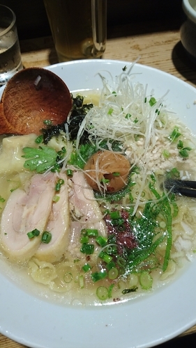 「梅鶏塩ラーメン」@横濱元町 本丸亭 横浜店の写真