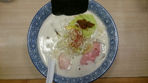 「濃厚鶏豚そば ￥750」@鶏豚骨 一學の写真