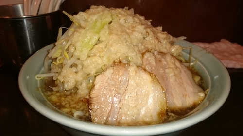 「あかつき麺 ￥680(ヤサイ・アブラ)」@麺や あかつきの写真