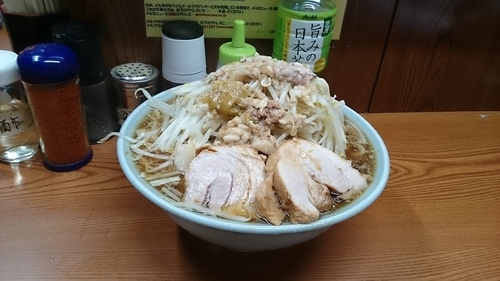「大(ヤサイアブラカラメ)￥７９０」@ラーメン二郎 亀戸店の写真