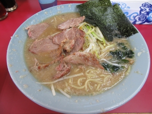 「ネギチャーシュー中盛（９４０円）」@ラーメンショップ 牛久結束店の写真