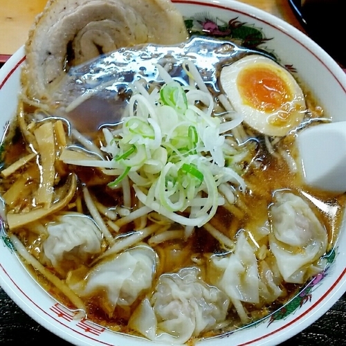 「ワンタン麺　８８０円」@麺家 香湯らーめんの写真