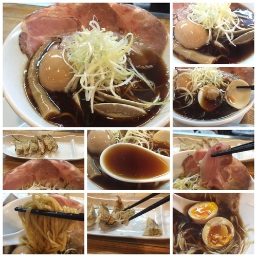 「はまぐりらーめん950円 煮玉子50円 ランチB貝餃250円」@くそオヤジ最後のひとふりの写真