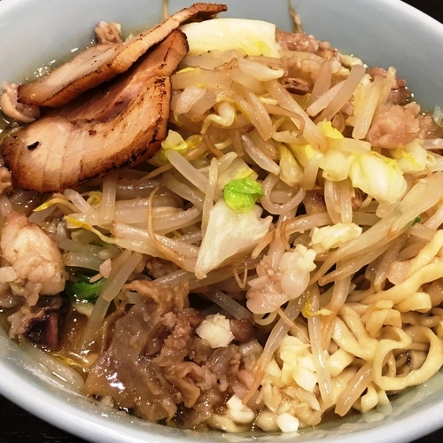 「【限定】牛脂脂脂(ニンニク少なめ)」@麺や 蒼輝 AOIKAGAYAKIの写真