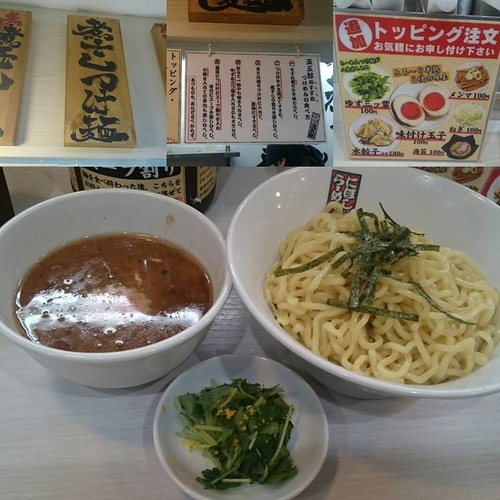 「煮干しつけ麺」@煮干しらーめん 玉五郎 阪急三番街店の写真