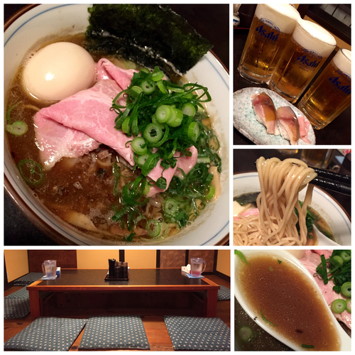 「【気まぐれ限定】イカ煮干し中華そば￥850」@中華そば 四つ葉の写真