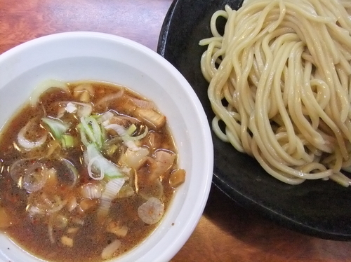 「鶏つけそば」@自家製太麺 元気屋の写真