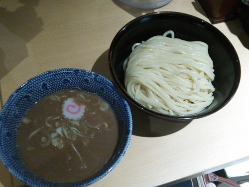 「濃厚海老豚骨つけ麺」@頑者NEXT LEVEL アクアシティお台場店の写真