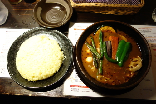 「スープカレー　チキン」@ラマイ 横浜伊勢佐木モール店の写真