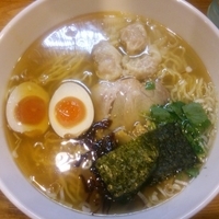 わんたんめん（塩）＋大盛り＋味付け煮玉子