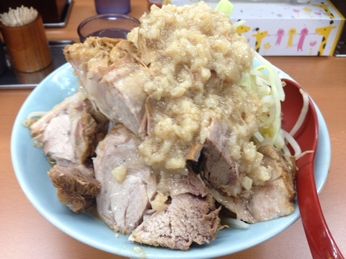 「ミニラーメン 豚マシマシ ヤサイマシ アブラマシマシ」@立川マシマシ 5号店の写真