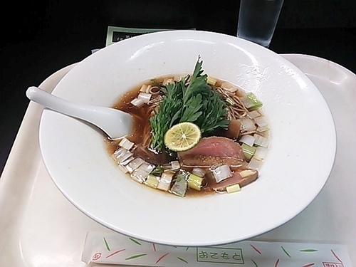 「鴨そば 醤油」@紫 くろ㐂の写真