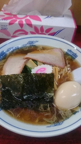 「中華そば（味玉追加）」@白河中華そばの写真