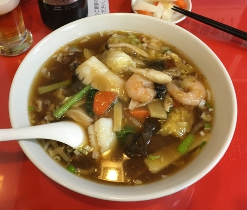 「五目あんかけそば」@中華料理 愛福楼の写真